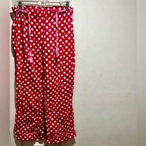Women’s Red Polka Dot Lounge Pants